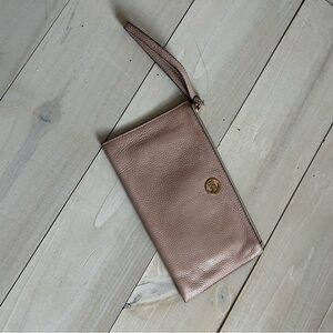 Michael Kors light pink Leather Wristlet